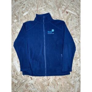 Blue Generation Vintage Mens Blue Fleece Full Zip Jacket Sz M